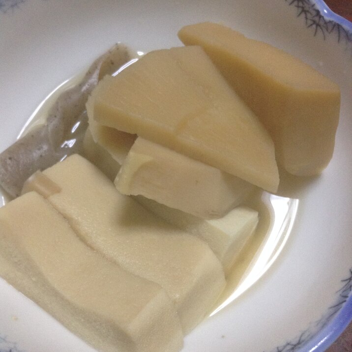 筍と高野豆腐の白だし煮